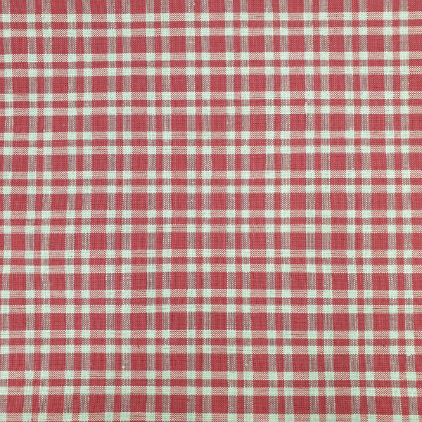 Tissage Obernai tissu kelsch petits carreaux rouge et blanc