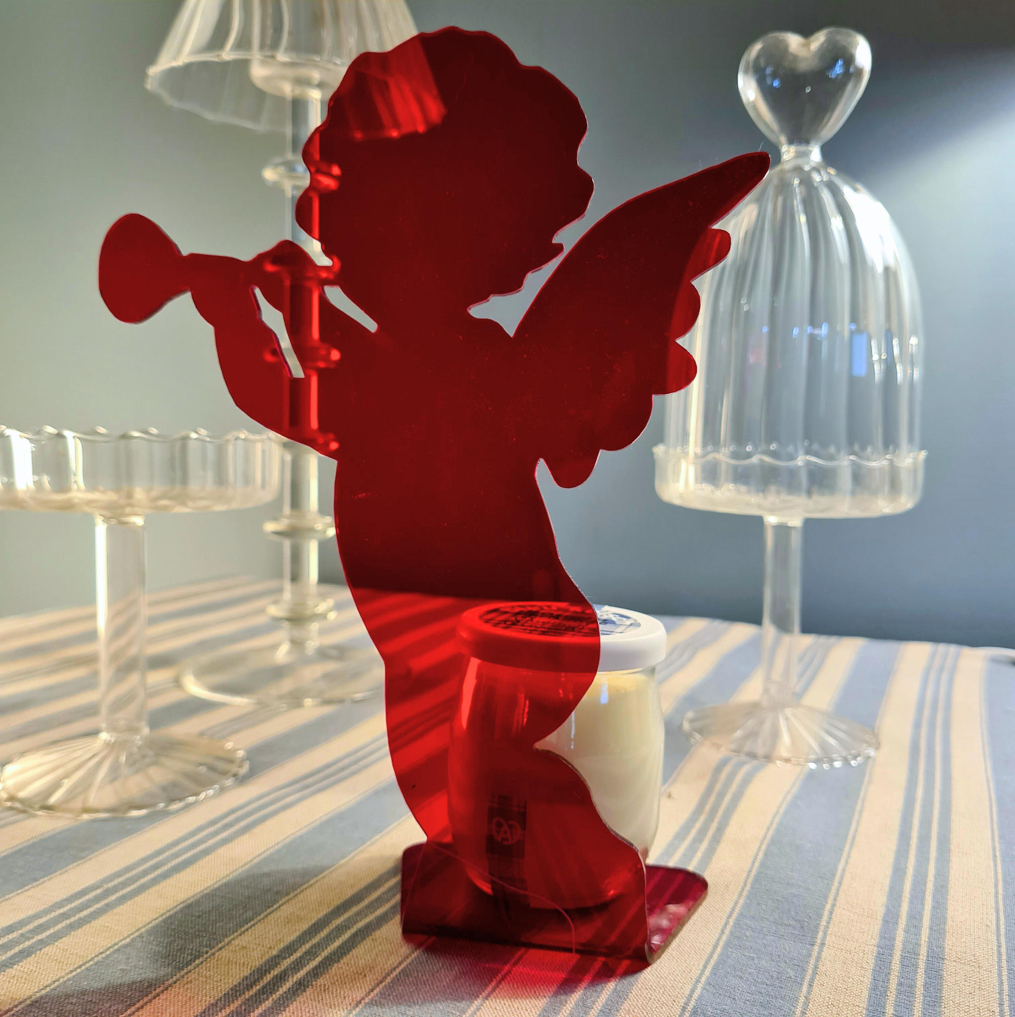 DÉCORATION ANGE EN PLEXIGLAS
