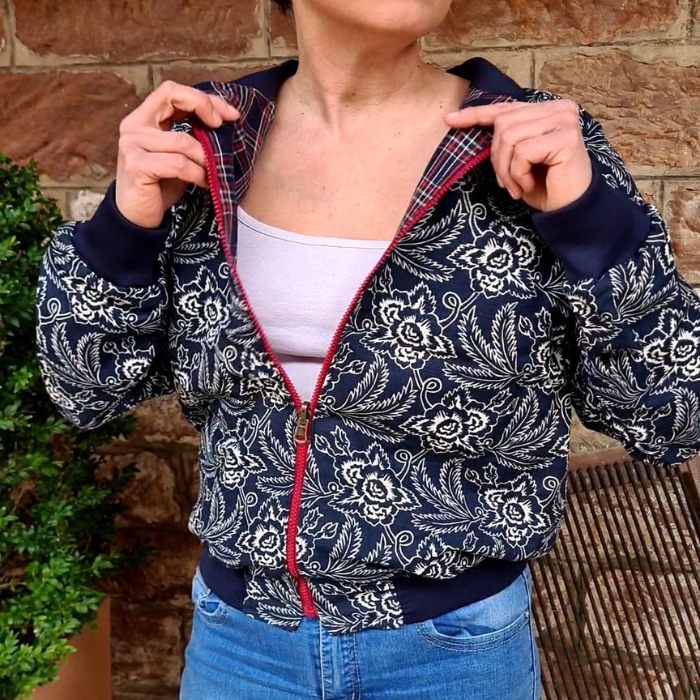 BOMBERS RÉVERSIBLE FEMME EN KELSCH