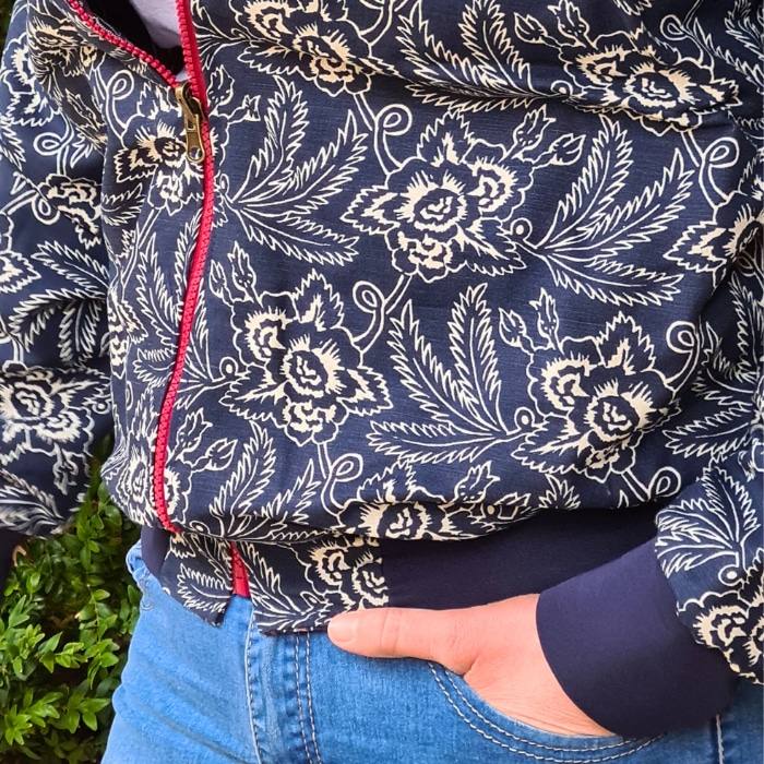 BOMBERS RÉVERSIBLE FEMME EN KELSCH – Image 3