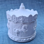 BOUGIE CARROUSEL EN CÉRAMIQUE