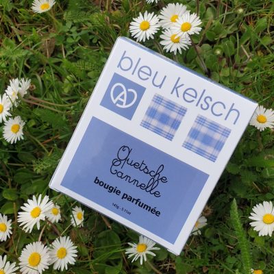 bougie parfumée naturelle - bleu kelsch